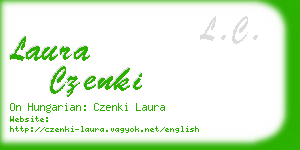 laura czenki business card